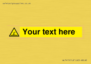 Custom Warning Shallow water diving